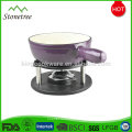 China factory HF603 nonstick cheese pot fondue stand